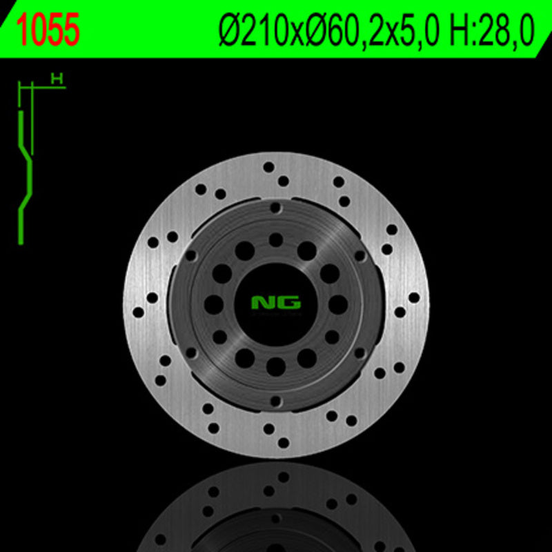 NG BRAKES Bremsscheibe schwimmend rund