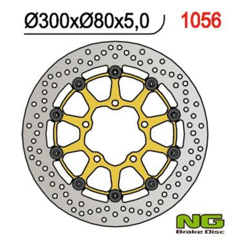 NG BRAKES Bremsscheibe schwimmend rund