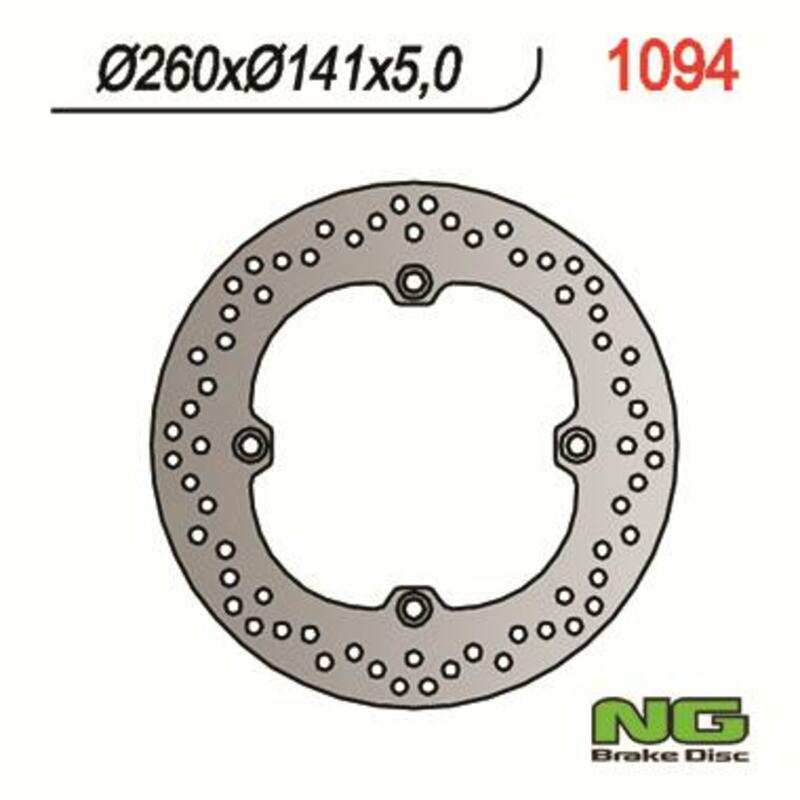 NG BRAKES Bremsscheibe rund starr