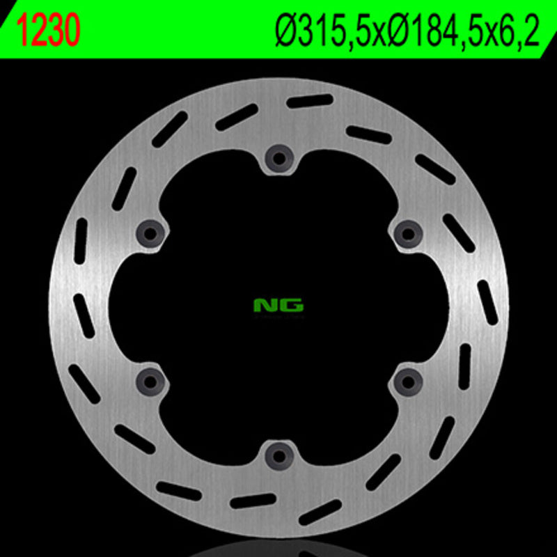 NG BRAKES Bremsscheibe rund starr