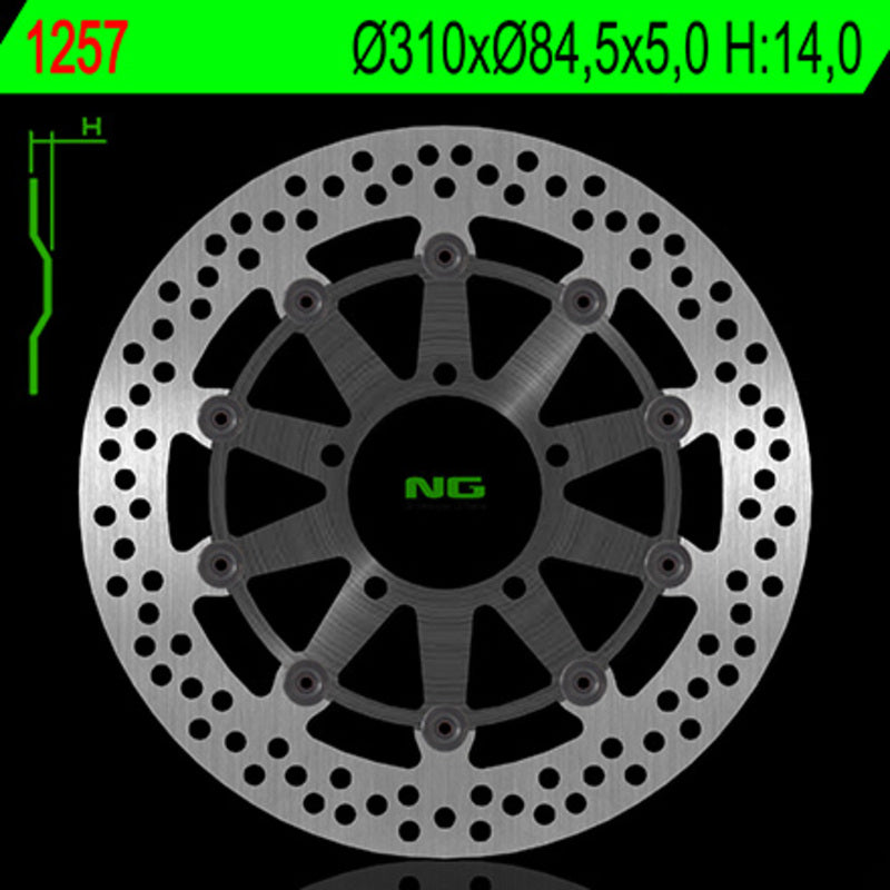 NG BRAKES Bremsscheibe rund starr