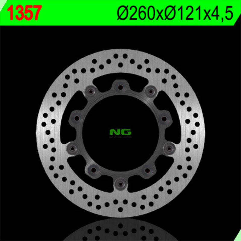 NG BRAKES Bremsscheibe schwimmend rund