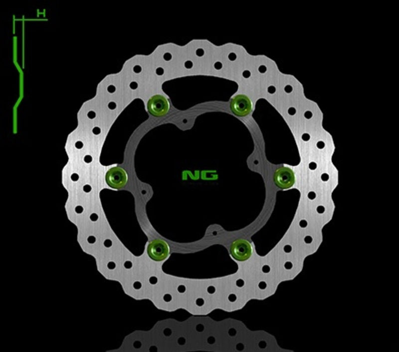NG BRAKES Bremsscheibe Wave schwimmend