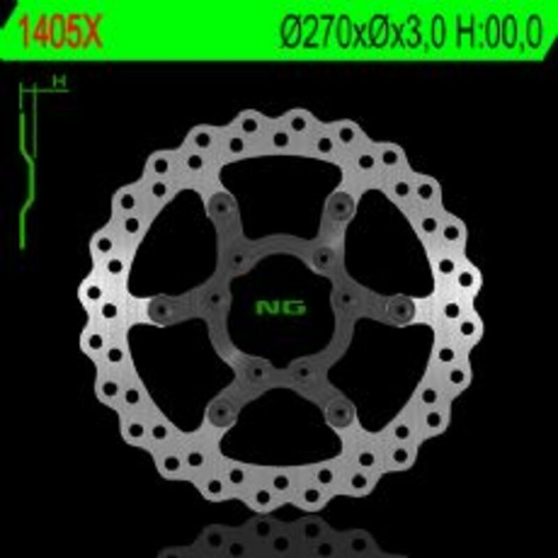 NG BRAKES Bremsscheibe Wave schwimmend