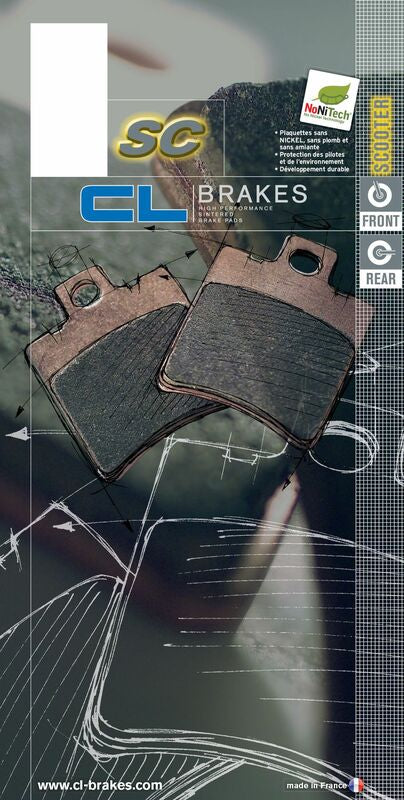 CL BRAKES Scooter Sintermetall Bremsbeläge - 3031SC
