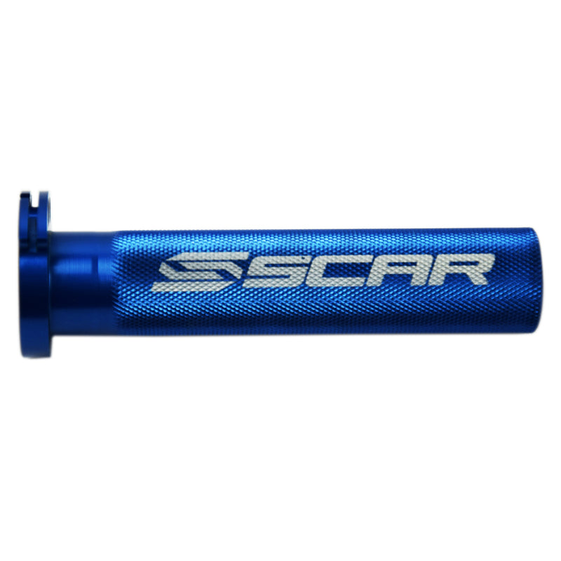 SCAR Drosselrohr Aluminium + Lager Blau