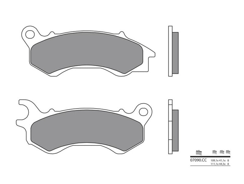 BREMBO Scooter Carbon Keramik Bremsbeläge - 07090CC