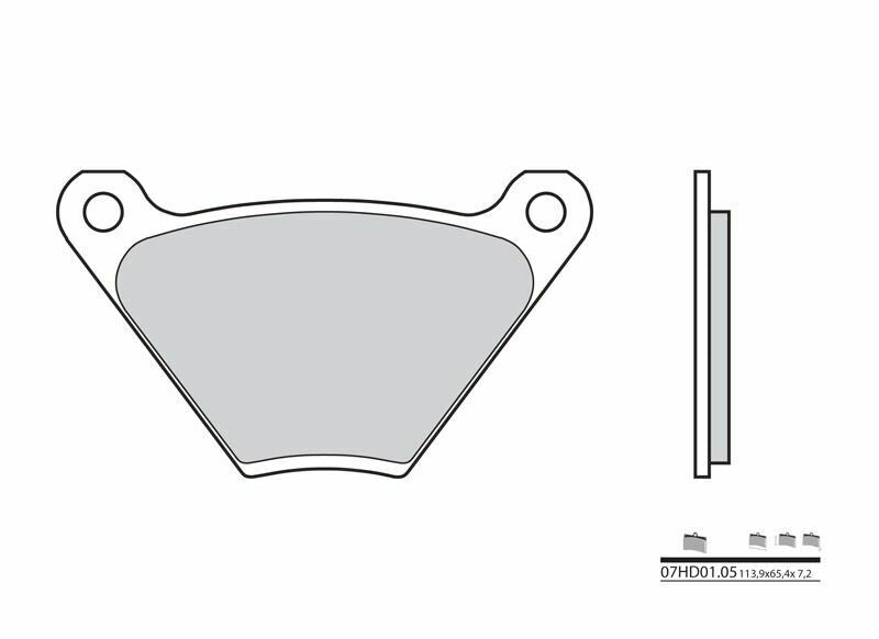 BREMBO Street Carbon Keramik Bremsbeläge - 07HD0105