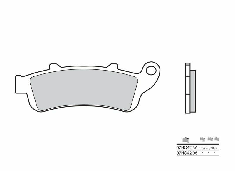 BREMBO Street Carbon Keramik Bremsbeläge - 07HO4206