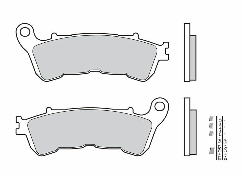 BREMBO Street Sintermetall Bremsbeläge - 07HO57SA