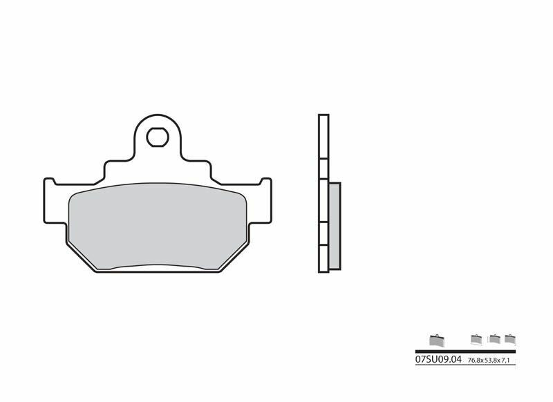 BREMBO Street Carbon Keramik Bremsbeläge - 07SU0904