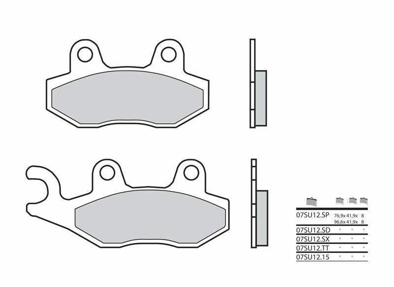 BREMBO Off-Road Sintermetall Bremsbeläge - 07SU12SD