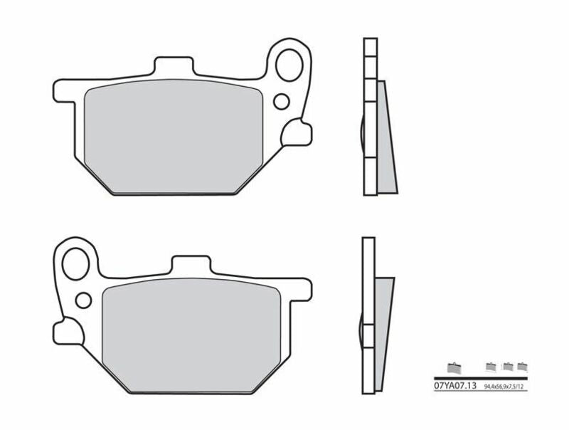 BREMBO Street Carbon Keramik Bremsbeläge - 07YA0713