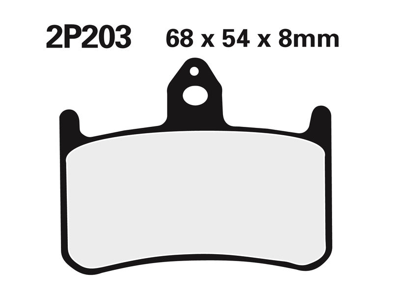 NISSIN Street /Off-Road Sintermetall Bremsbeläge - 2P-203ST