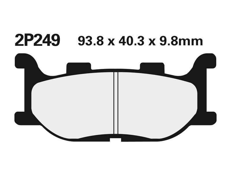 NISSIN Street /Off-Road Sintermetall Bremsbeläge - 2P-249ST
