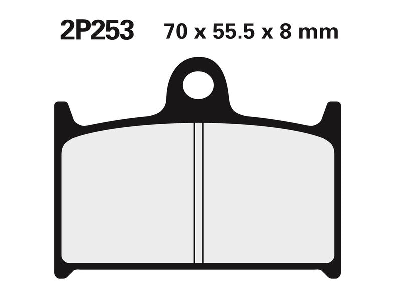 NISSIN Street /Off-Road Sintermetall Bremsbeläge - 2P-253ST