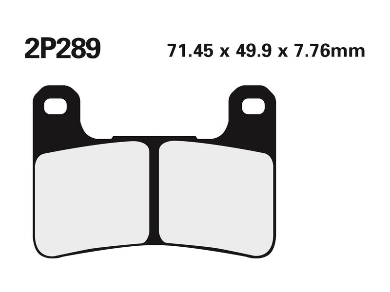 NISSIN Street /Off-Road Sintermetall Bremsbeläge - 2P-289ST