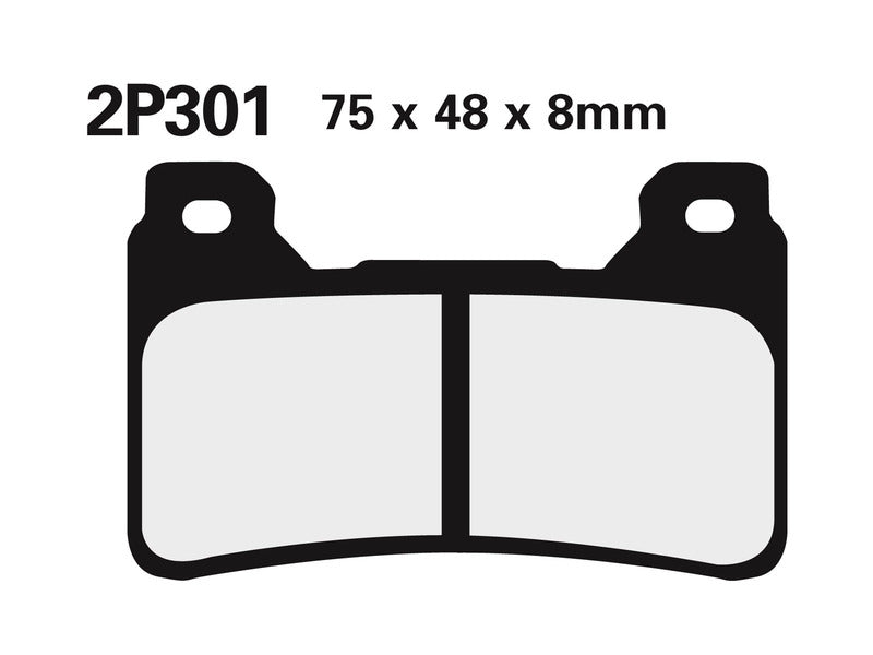 NISSIN Street /Off-Road Sintermetall Bremsbeläge - 2P-301ST