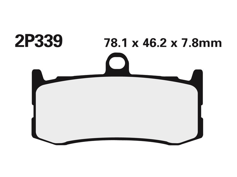 NISSIN Street /Off-Road Sintermetall Bremsbeläge - 2P-339ST