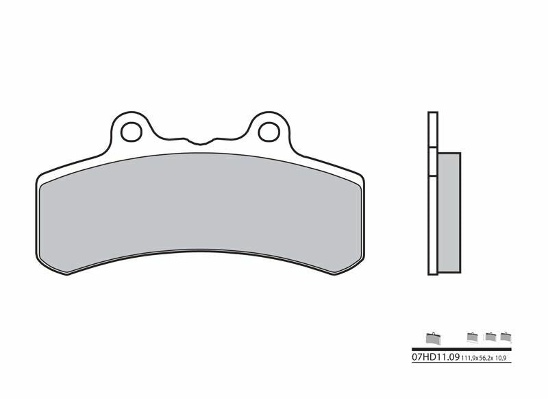 BREMBO Street Carbon Keramik Bremsbeläge - 07HD1109