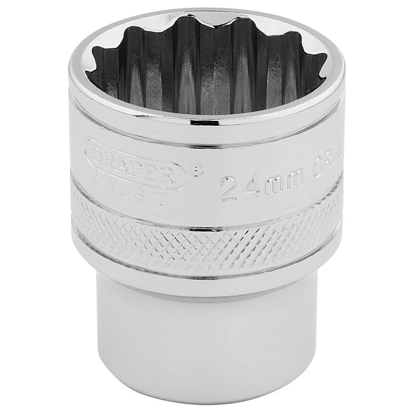 DRAPER 1/2 Stecknuss 12-kant Hi-Torq® 24 mm