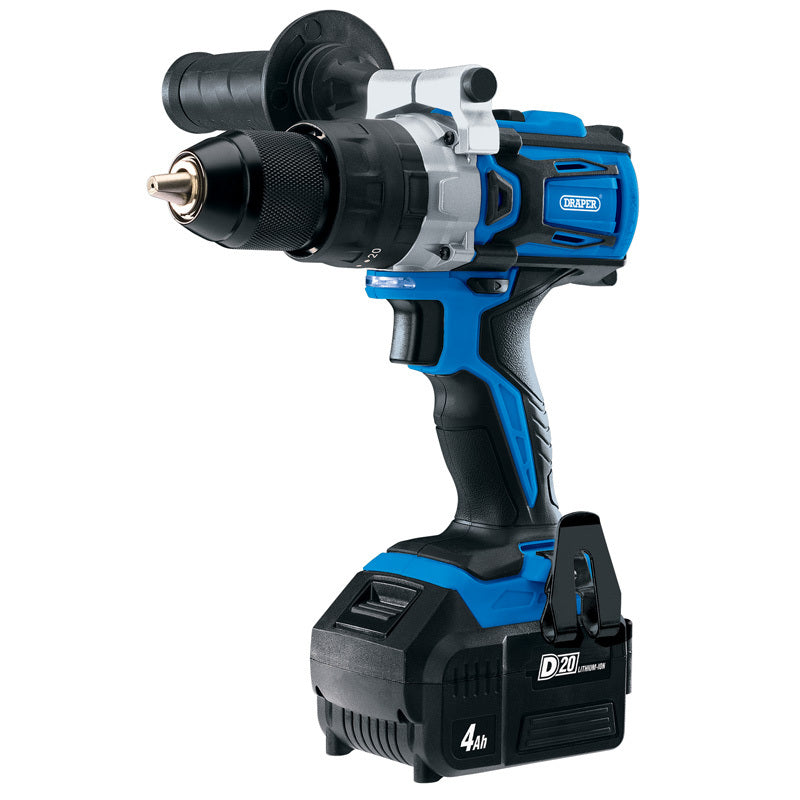DRAPER Bohrmaschine D20 20 V bürstenlos 13 mm Schnellspannfutter