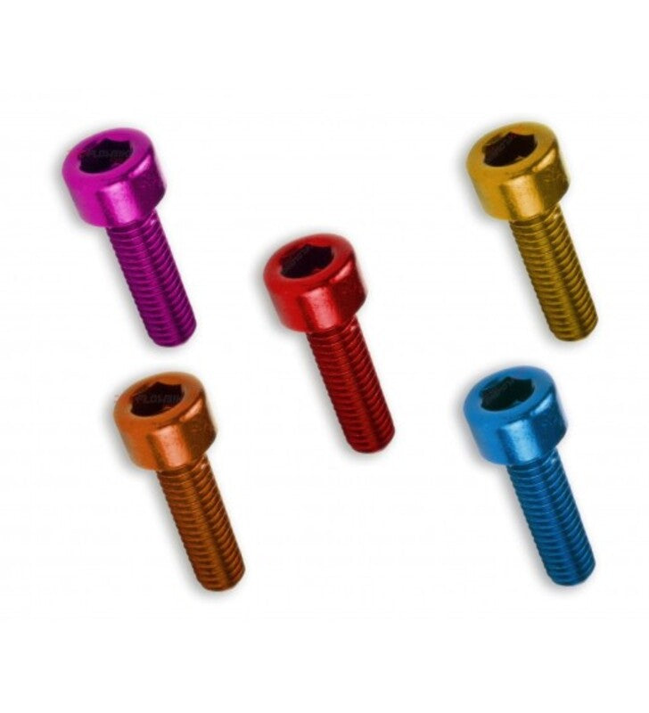 V PARTS screw allen w/cilindrica M6x30 Red