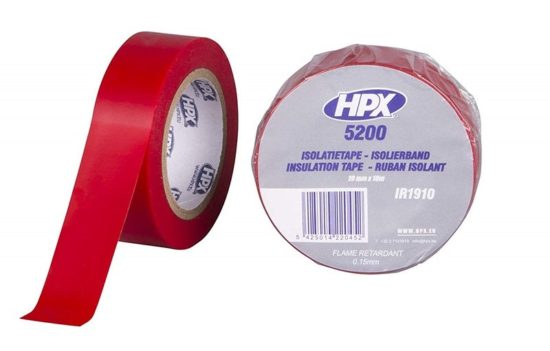 HPX Isolierband rot 19 mm x 10 m