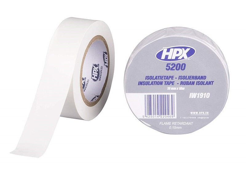 HPX Isolierband weiß 19 mm x 10 m
