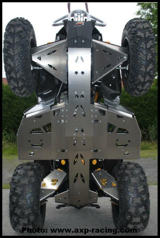 AXP Unterfahrschutz mittig - Aluminium 6 mm Can-Am Renegade G2