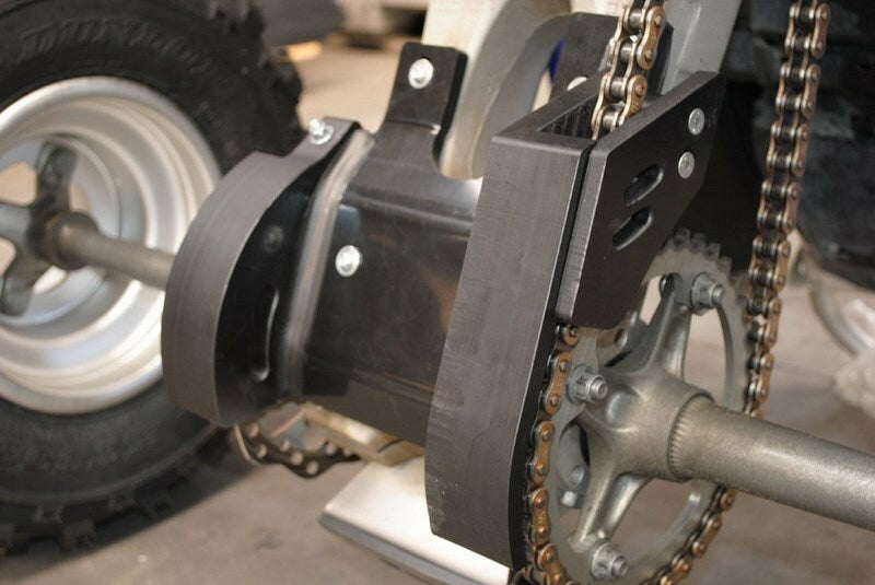AXP Unterfahrschutz hinten - HDPE 6 mm Yamaha YFZ450R