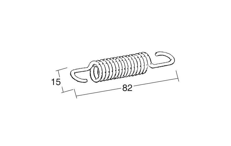 BUZZETTI Feder 82x15mm Für Mittelständer