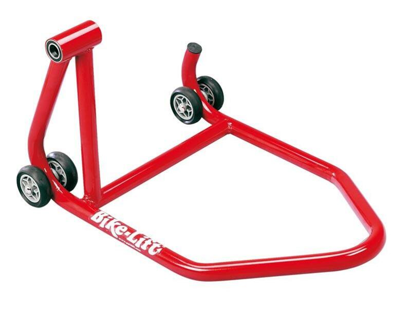 BIKE LIFT Ständer Rot  links für Einarmschwinge (ohne Bolzen) - RS-16