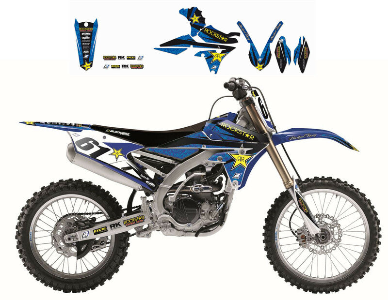 BLACKBIRD Rockstar Energy Deko-Kit Yamaha YZ125/250 UFO REPLICA