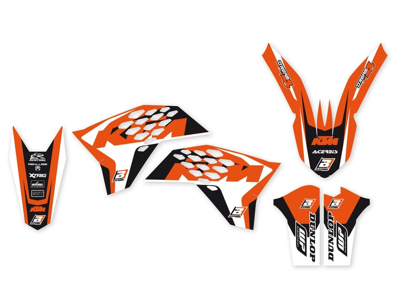 BLACKBIRD Dream Graphic 4 Deko-Kit KTM