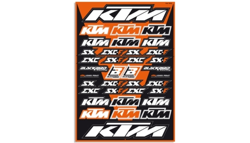 Universal-Aufkleber-Kit Blackbird Racing KTM SX/SX-F EXC/EXC-F