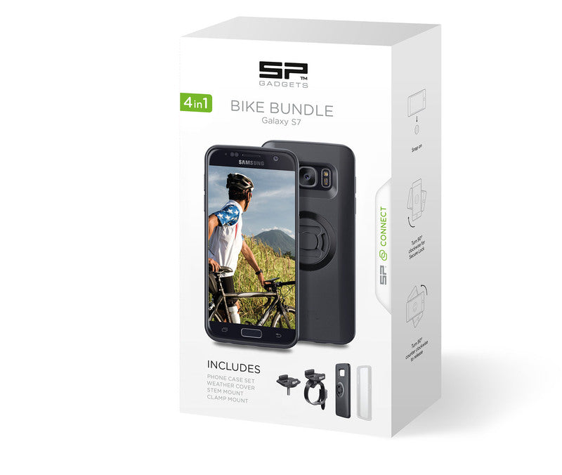 SP-CONNECT Bike Bundle fixed on Handlebar or Stem Samsung S7
