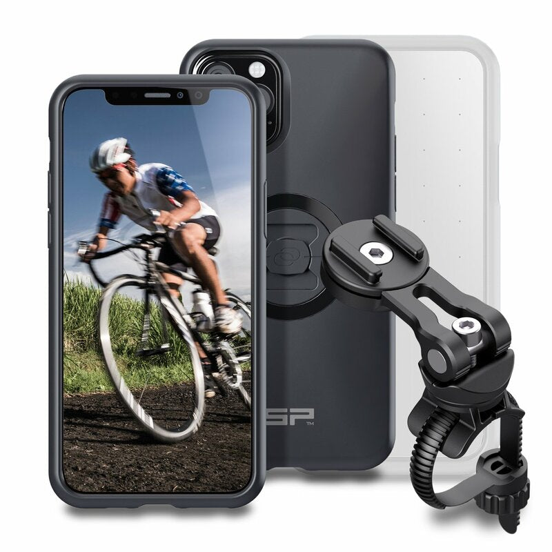 SP-CONNECT Bike Bundle II fixed on Handlebar or Stem iPhone 11 Pro