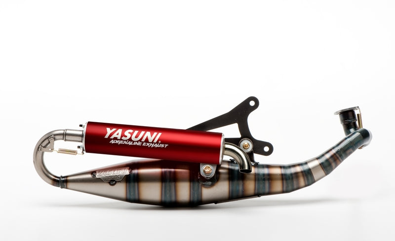 YASUNI Carrera 16/17 Komplett Auspuff - Aluminium Yamaha AEROX