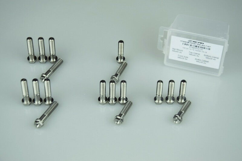 SCAR Front End Schrauben-Kit Titanium 18 Schrauben
