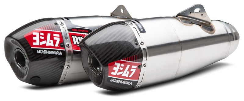YOSHIMURA Doppelschalldämpfer RS-9T Signature Series Edelstahl/Kappe Carbon Honda CRF250R