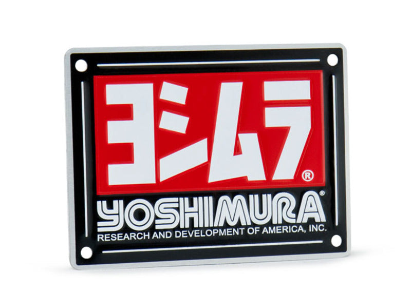 Emblem-Schild Yoshimura USA für Schalldämpfer RS4