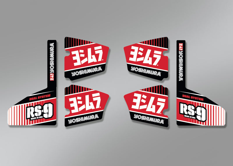 YOSHIMURA Satz Sticker RS9 Dual