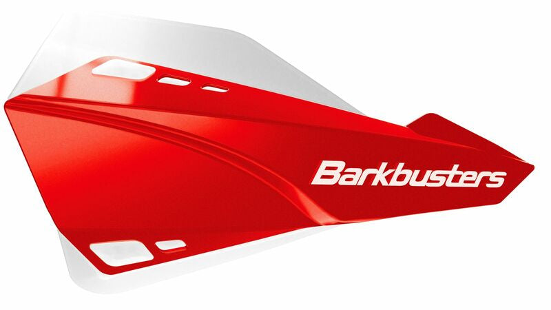 BARKBUSTERS Sabre Handschutz Set Universal Befestigung Rot/Weiß