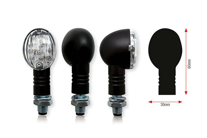 LED Blinker BULLET, transparent