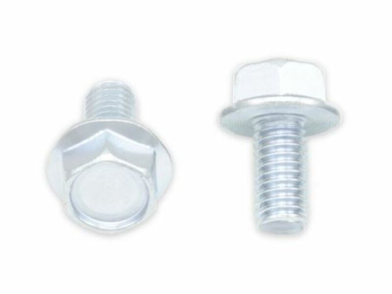 BOLT Sechskantkopf-Flanschschrauben M6x1x12mm Schlüsselweite 10mm 10Stück