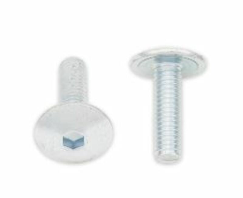 BOLT Flachrundkopf-Linsenkopfschraube M6x1x20mm 10Stück