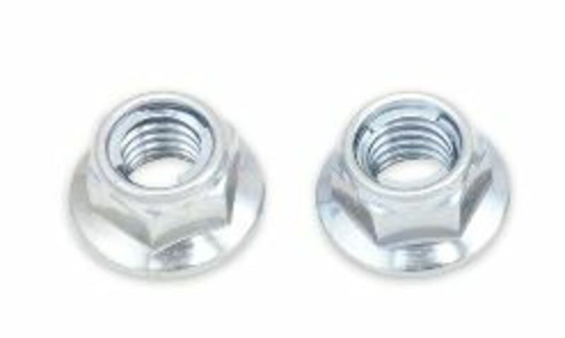 BOLT Selbstsichernde Flanschmuttern Stahl M8x1,25mm Schlüsselweite 12mm 10Stück