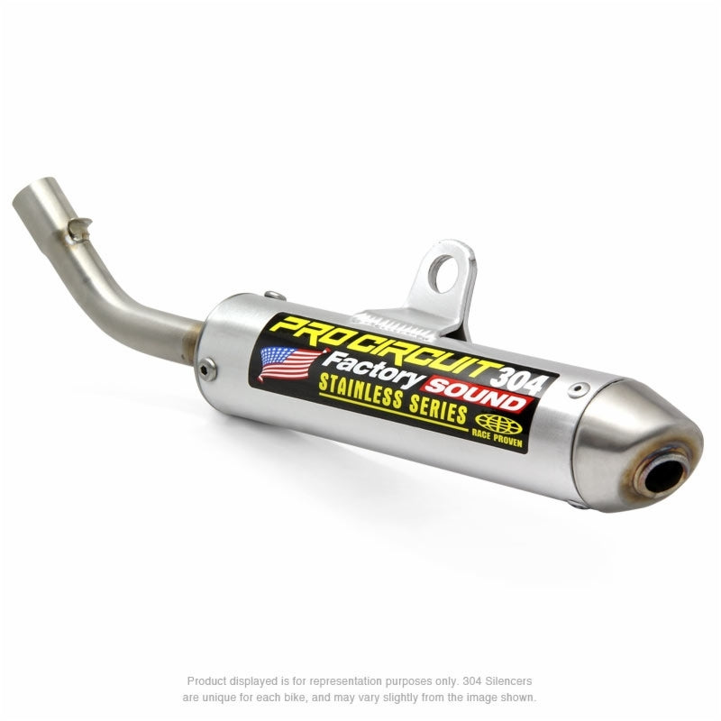 PRO CIRCUIT 304 Schalldämpfer Aluminium gebürstet/Endkappe Edelstahl KTM/Husqvarna