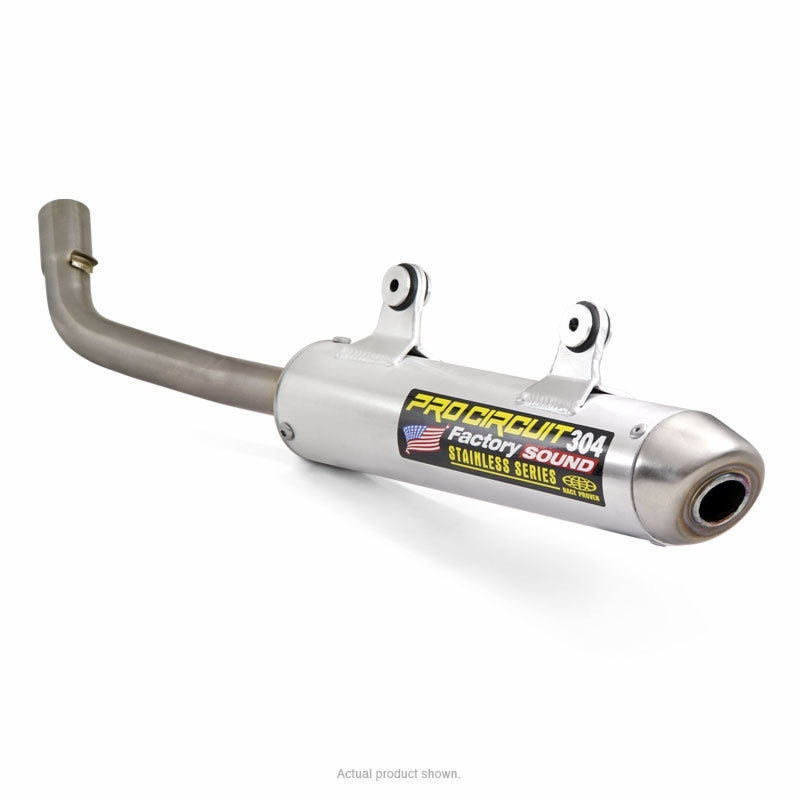 PRO CIRCUIT 304 Schalldämpfer Aluminium gebürstet/Endkappe Edelstahl KTM/Husqvarna